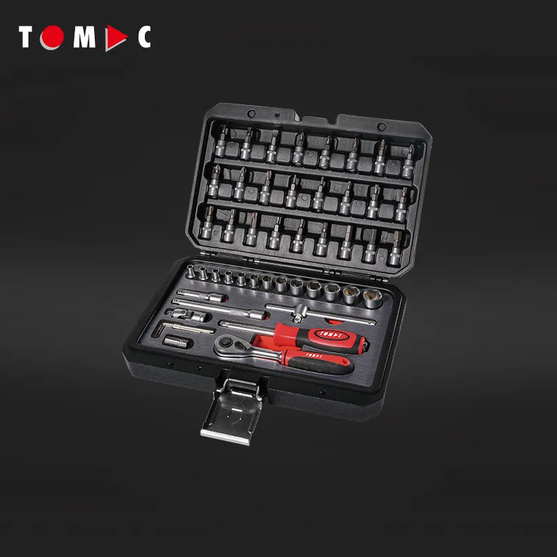 TC0106 Steckschlüssel Koffer - 50-tlg. 1/4