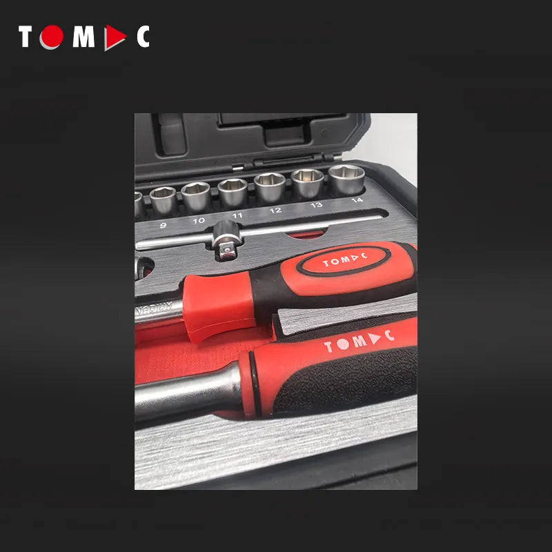 TC0106 Steckschlüssel Koffer - 50-tlg. 1/4