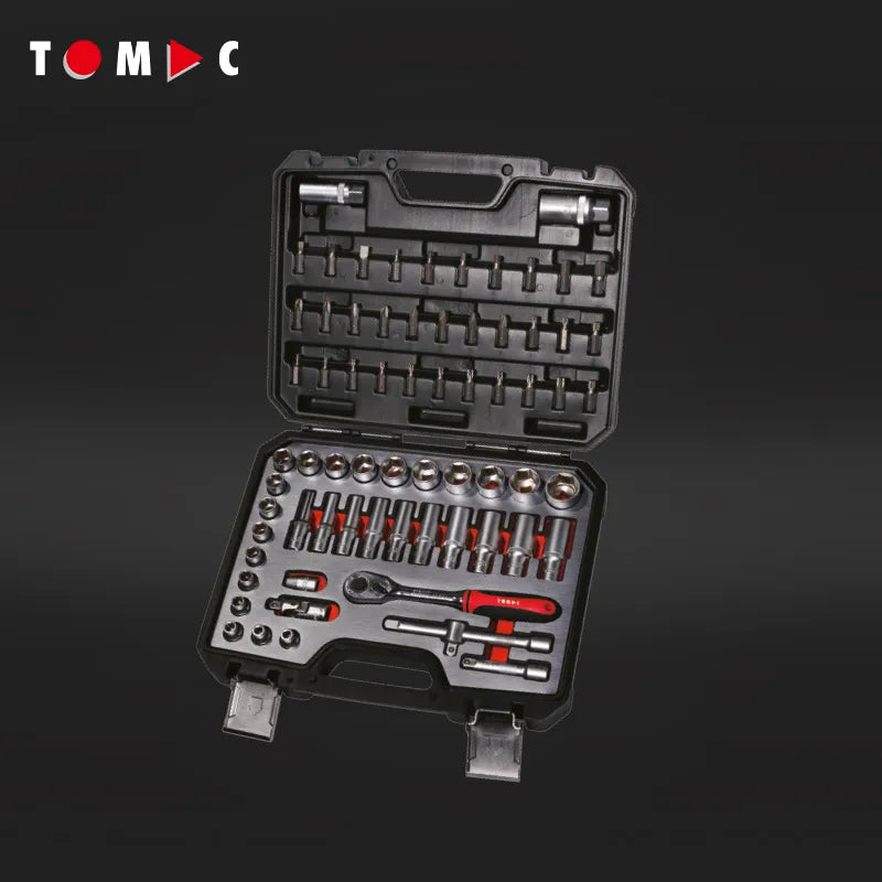 TC0108 Steckschlüssel Koffer - 69-tlg. 3/8" + 5/16"