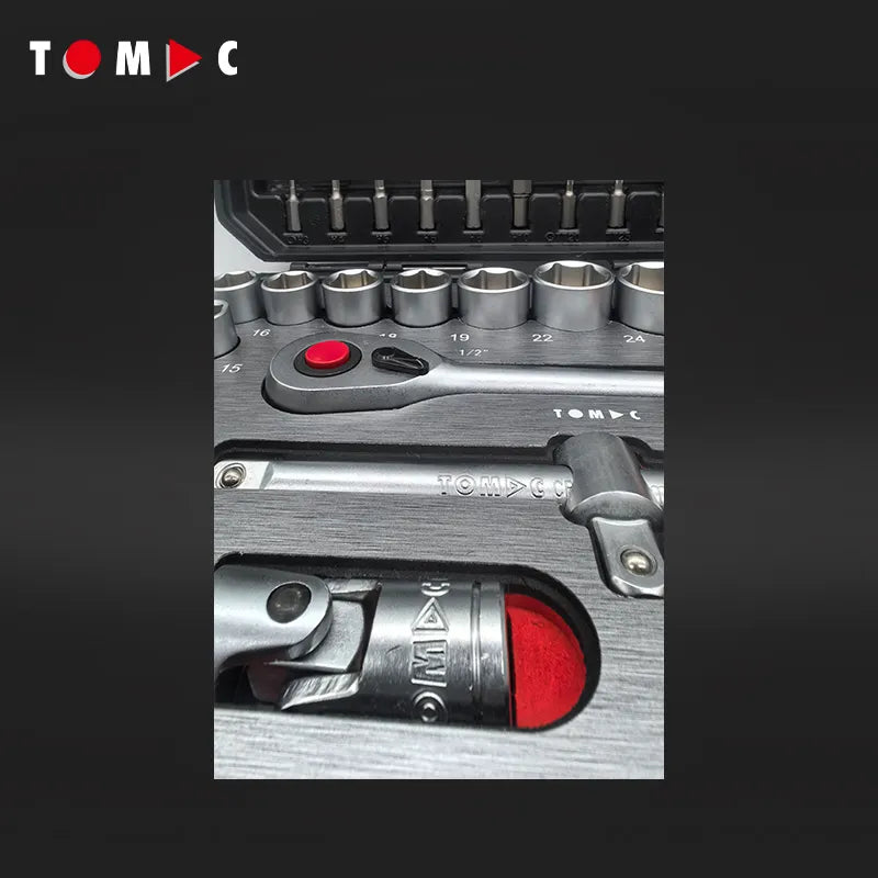 TC0109 Steckschlüssel Koffer - 45-tlg. 1/2