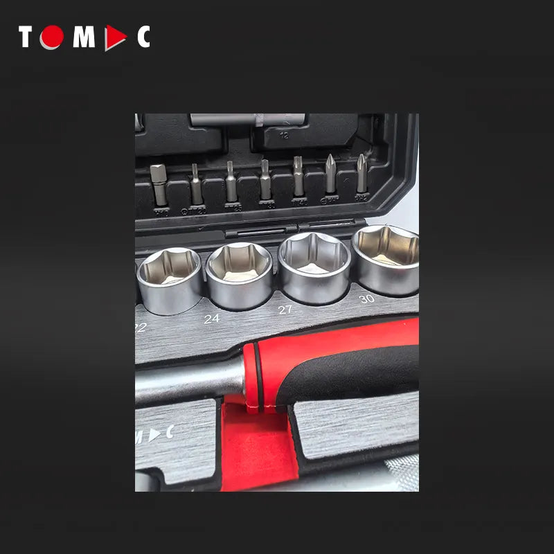 TC0109 Steckschlüssel Koffer - 45-tlg. 1/2