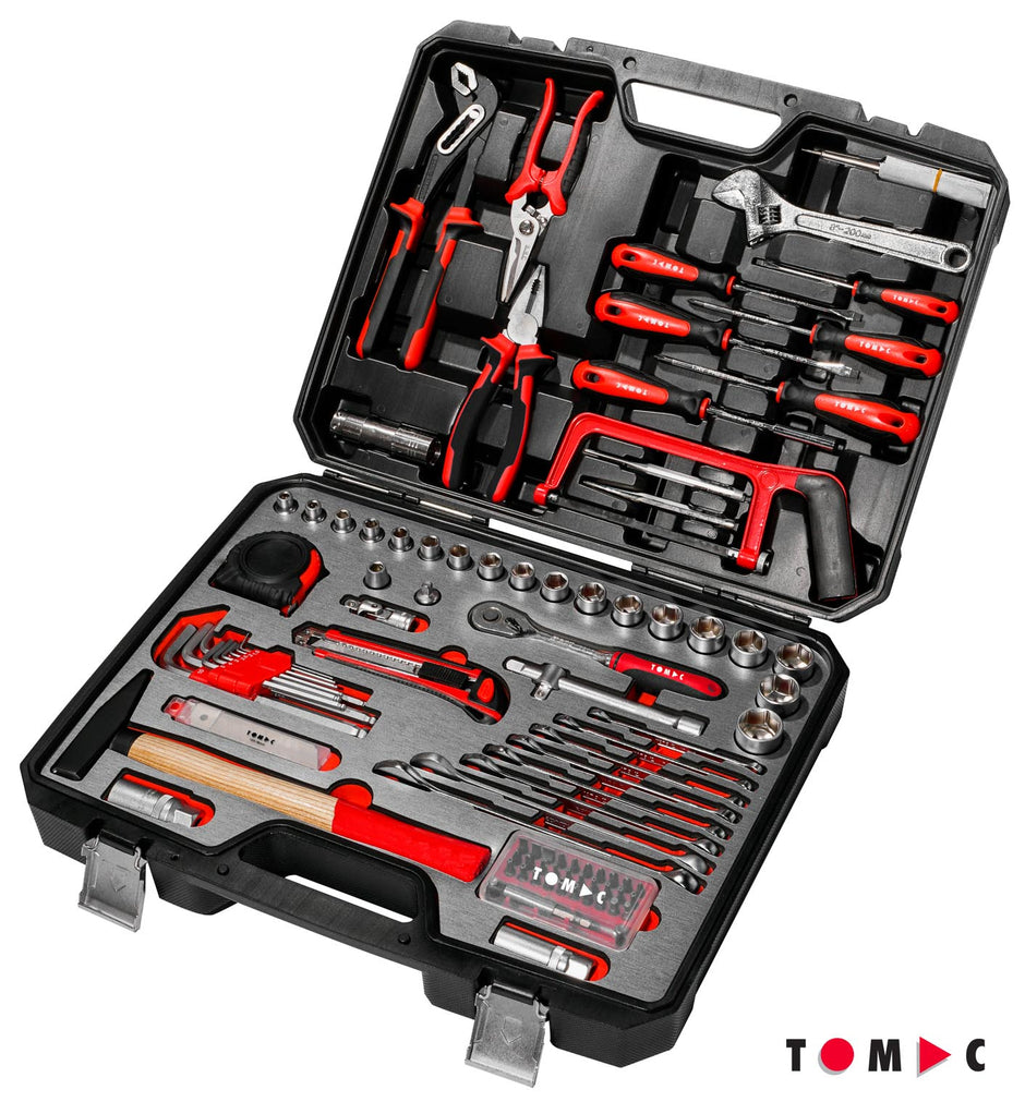 TC0111 Universal Werkzeug Koffer - 104-tlg. 3/8" + 1/4"