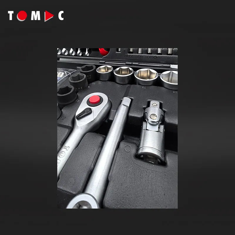 TC0112 Universal Steckschlüssel Koffer - 250-tlg. 1/4" + 1/2" + 5/16" + 4 mm