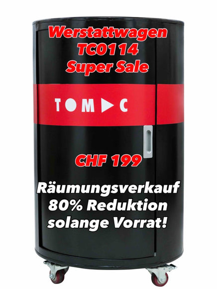 Sale! TC0114 Universal Werkstattwagen "Oelfass" - 283-tlg. 1/4" + 1/2" + 5/16" + 4 mm