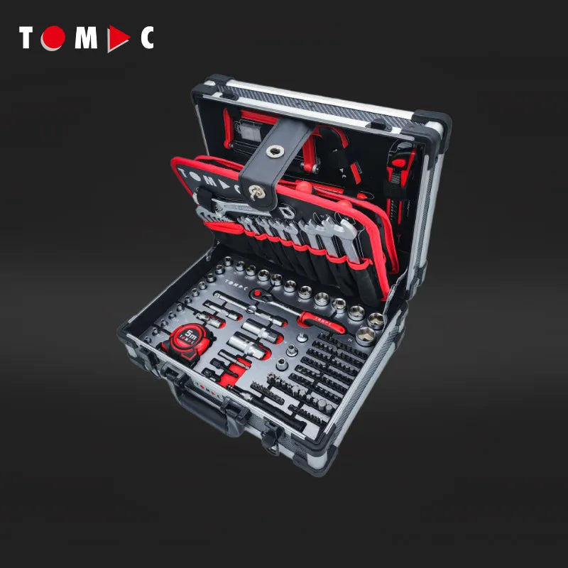 TC0118 Universal Alu Werkzeug Koffer - 180-tlg. 1/4