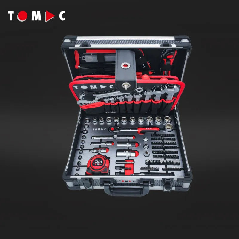 TC0118 Universal Alu Werkzeug Koffer - 180-tlg. 1/4
