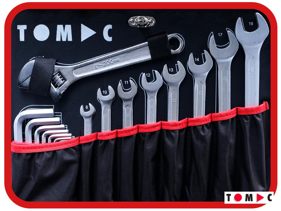 TC0118 Universal aluminum tool case - 180 pcs. 1/4" + 3/8" + 5/16" + 4 mm