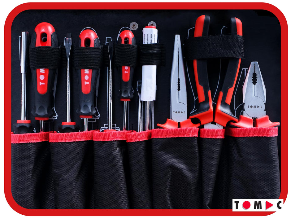 TC0118 Universal aluminum tool case - 180 pcs. 1/4" + 3/8" + 5/16" + 4 mm