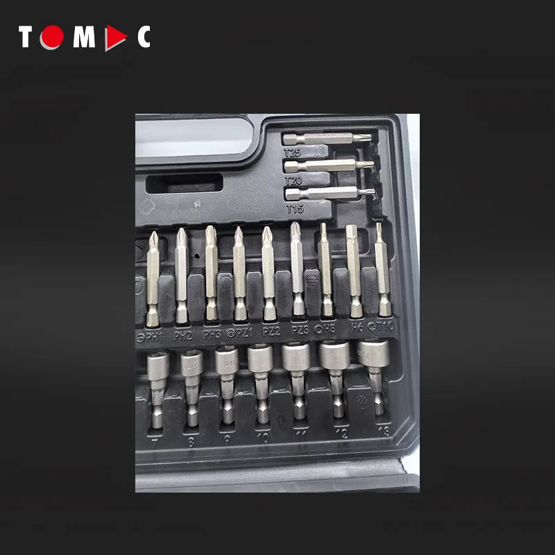 TC0128 Universal Bit Koffer - 140-tlg. 1/4"