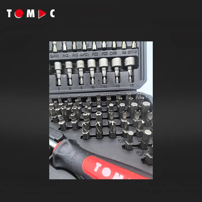 TC0128 Universal Bit Koffer - 140-tlg. 1/4