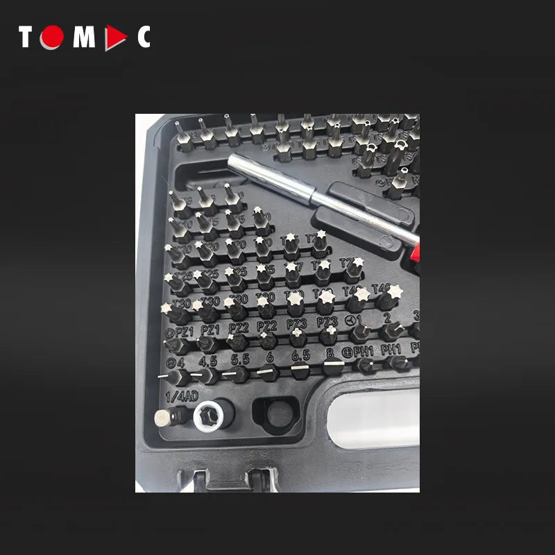 TC0128 Universal Bit Koffer - 140-tlg. 1/4
