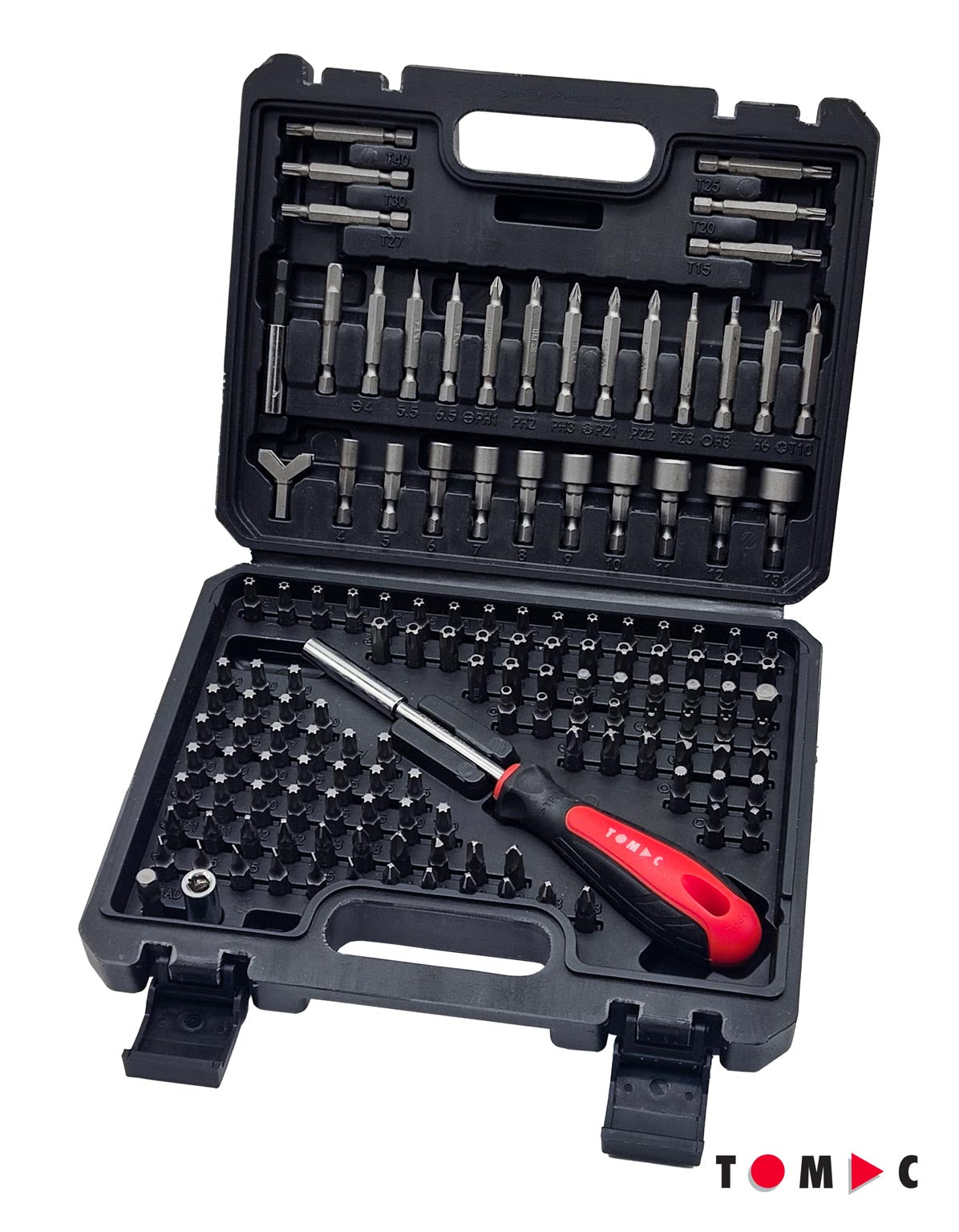 TC0128 Universal Bit Koffer - 140-tlg. 1/4