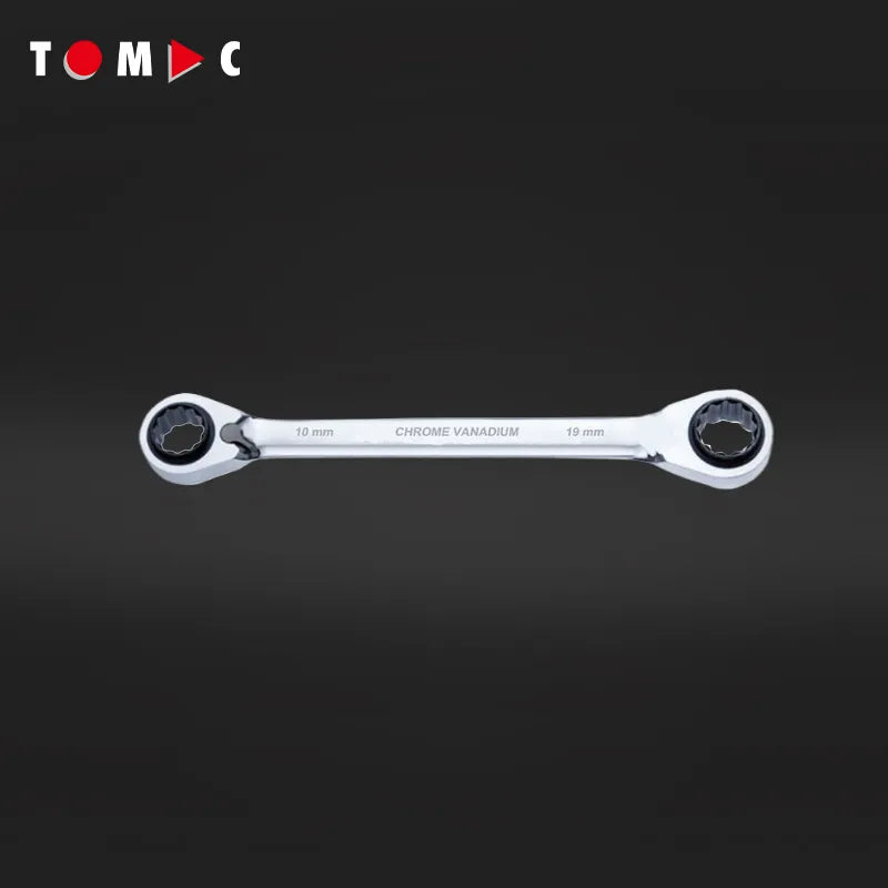 TC0130 Ratschen-Ringgabelschlüssel 4-in-1 - umschaltbar