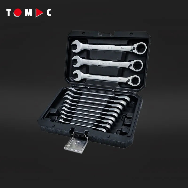 TC0131 Ratschen Ringgabelschlüssel Satz - umschaltbar 8 - 19 mm