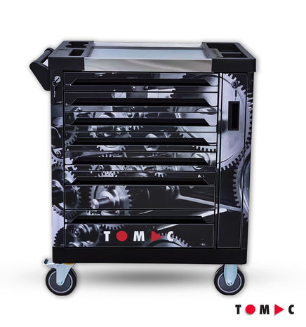 TC0139 Servante d'atelier universelle - 283 pcs. 7 tiroirs