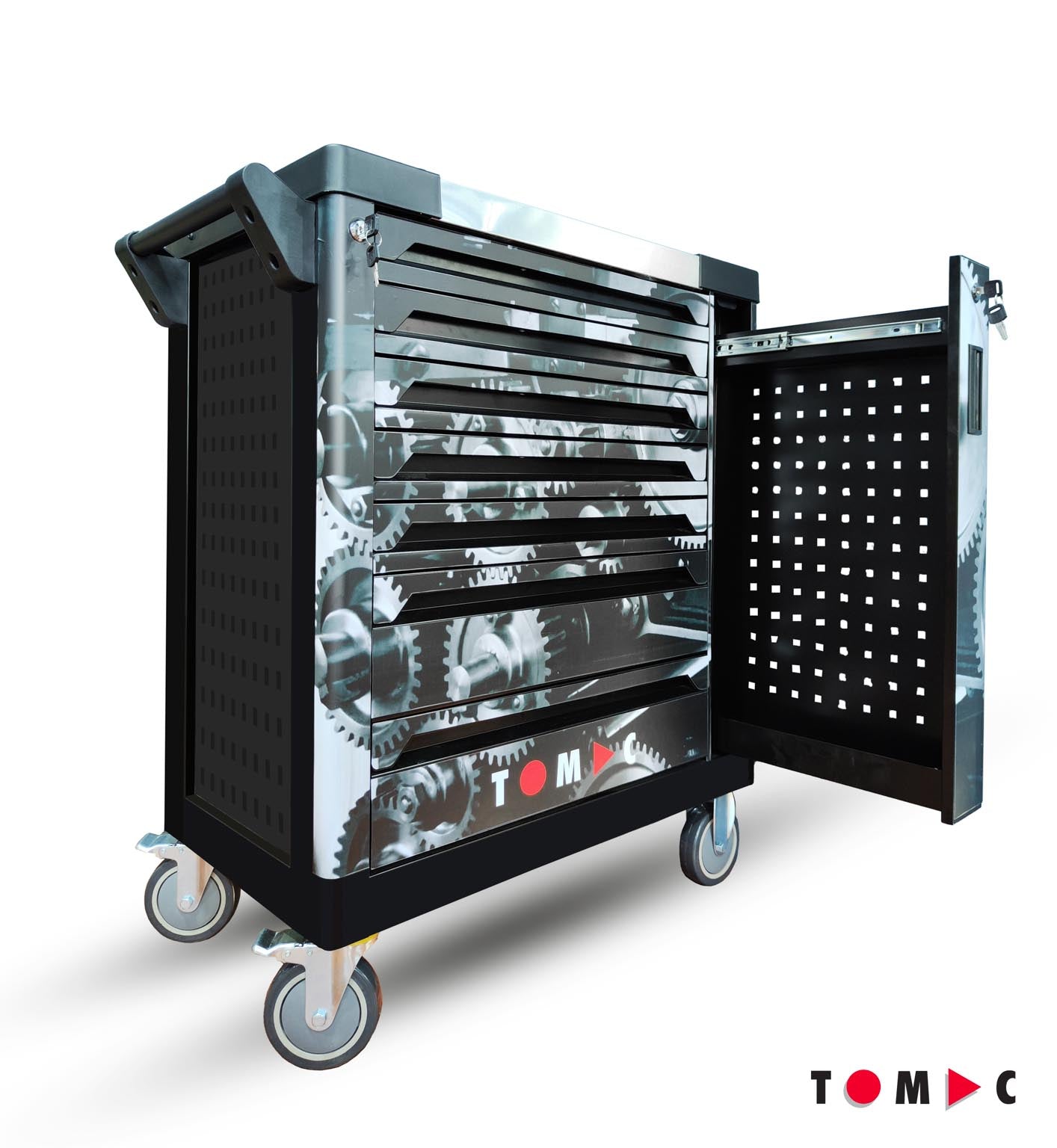 Sale ! TC0139 Universal Werkstattwagen, 283 Teile & TC0129 Drehmomentschlüssel 40-200 Nm 1/2