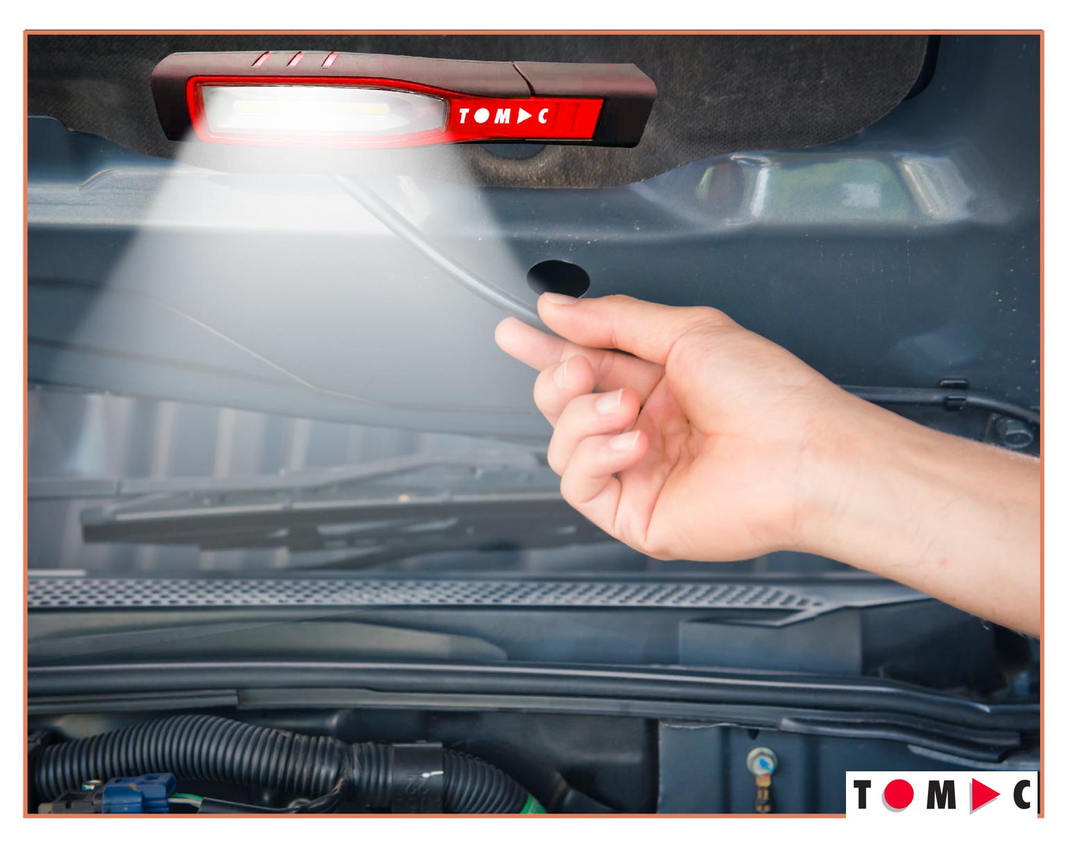 TC0508 LED Akku Hochleistungs Arbeits- / Inspektionsleuchte 7W