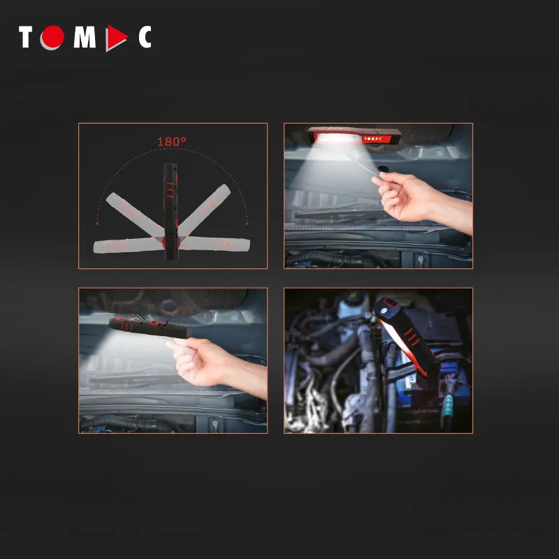 TC0508 LED Akku Hochleistungs Arbeits- / Inspektionsleuchte 7W