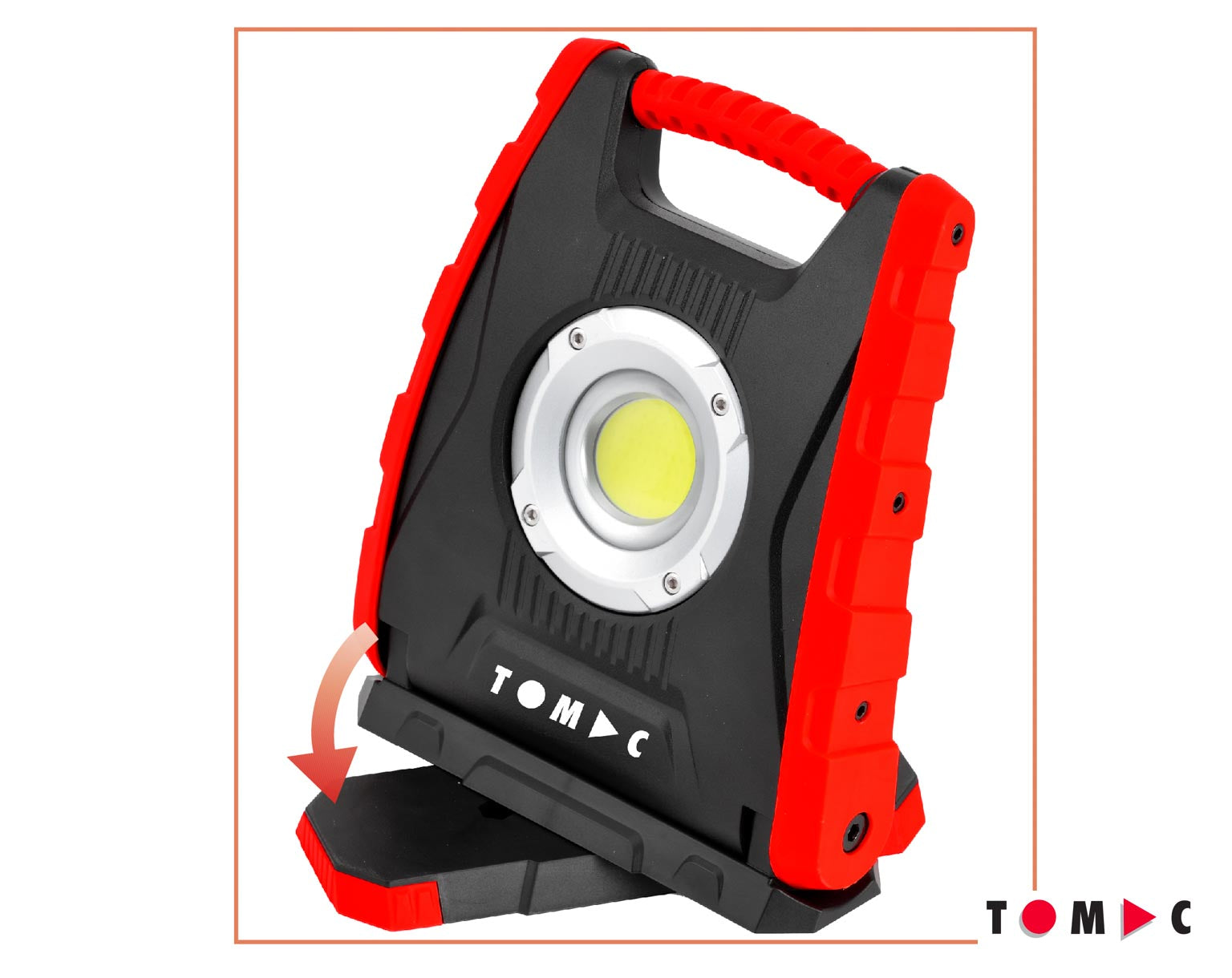 TC0509 LED Akku Baustrahler 10W / 1000 Lumen / USB-Powerbank 10 W