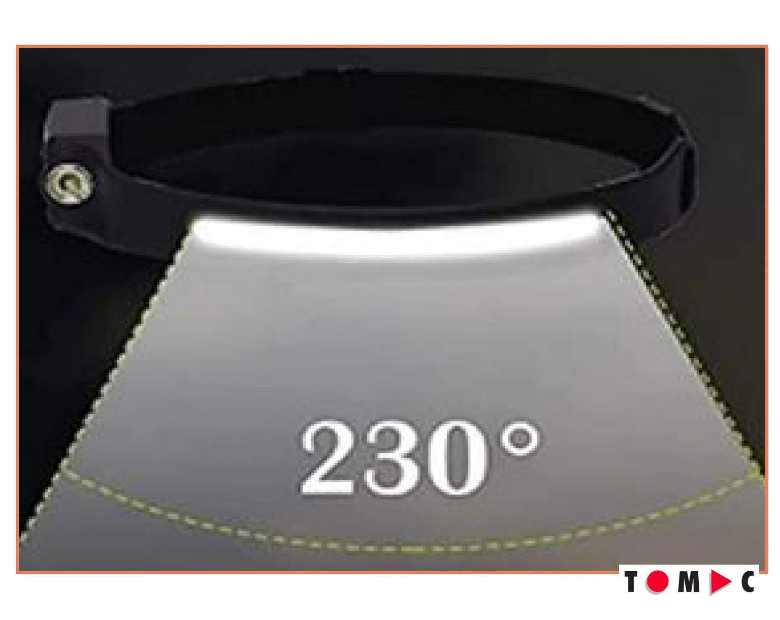 TC0516 Flexible LED Akku Stirn und Schutzhelm Lampe 5 W