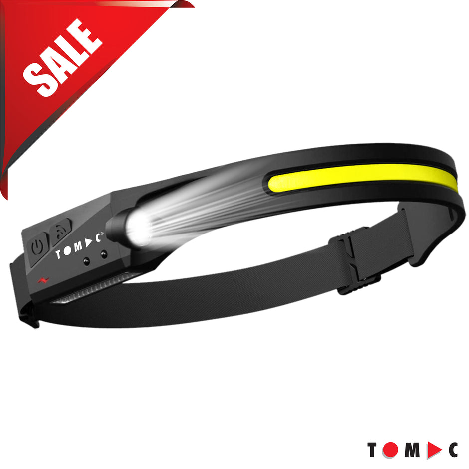 TC0516 Lampe frontale et casque de sécurité LED flexible rechargeable 5 W